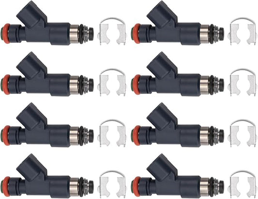 TRQ Fuel Injector Set | For 2007-2009 Chevrolet Avalanche 2006 Avalanche 1500 2008-2009 Express 1500 Silverado 1500 Suburban 1500 Tahoe GMC Savana