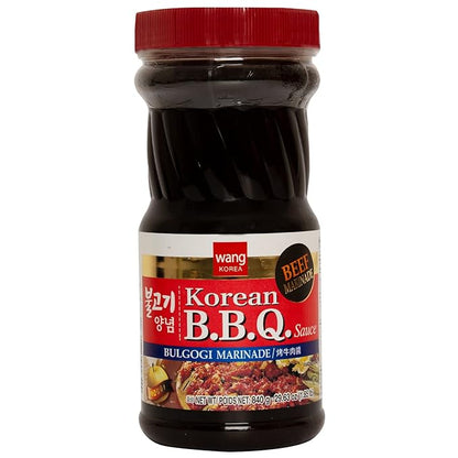 Wang Bulgogi Sauce - Korean BBQ Marinade for Beef Bulgogi, Authentic Korean Bulgogi Sauce, Sweet Savory Flavor, No MSG, Made in Korea - 29.63oz Bottle - Perfect for Korean BBQ