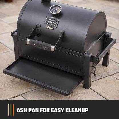 Oklahoma Joe's Rambler Portable Charcoal Grill with 218 sq. in. Cooking Area in Black