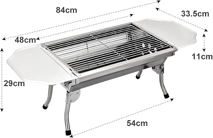 Bbq Grill Charcoal Grill Charcoal Stove Portable Barbecue Grill Folding BBQ Charcoal Grill For Outdoor Camping Hiking Cooking Picnic Barbecue Grill Charcoal Griddle