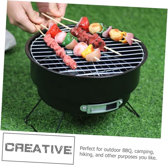 BESPORTBLE Charcoal Grills Portable Small Grill Outdoor Barbecue Stove for Hiking