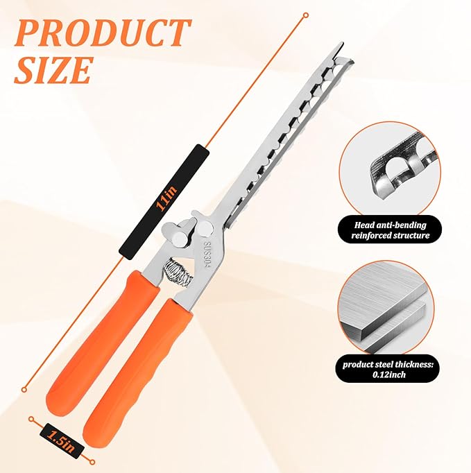 Rib Membrane Removal Tool Stainless Steel Rib Skinner & Rib Prep Tool for BBQ Grilling and Cooking, Easy Insert Pointed Tip, Ergonomic Non-Slip Silicone Handle, Dishwasher Safe