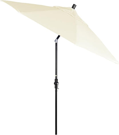 California Umbrella 9' Round Aluminum Pole Fiberglass Rib Market Umbrella