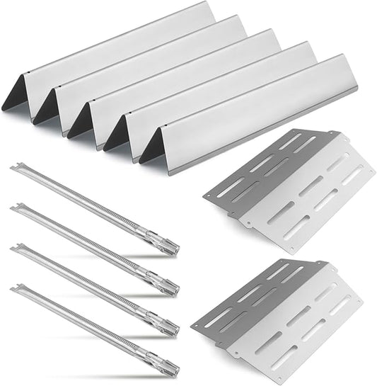 7620 7621 Flavorizer Bars for Weber Genesis 300 Series, E310, S310, E320, E330, S330, EP310, EP320, EP330 Grill with Front-Mounted Control (62752-4+7620+7622, 62752-4+7620+7622)
