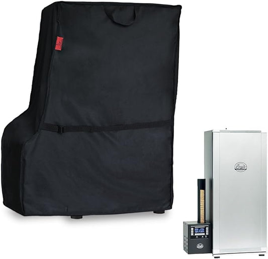 Smoker Cover Fits Bradley Smoker BTDS108P 6-Rack Outdoor Natrual Draft Digital Vertical Smoker, Cover Geny Heavy Duty Waterproof Outdoor Cover (26" W x 20" D x 41" H)