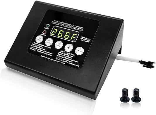 990050048 Digital Control Panel Replacement Parts, Compatible with Masterbuilt MB ESQ30B, ESQ30S, 20070106, 20070206, 20072010, 20070910 and More Electric Smoker Grill Models Controller