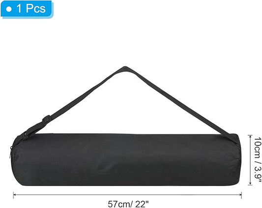 PATIKIL 22x4x4 Inch Grill Storage Tool Bag, Grilling Tools BBQ Bag for Grill Utensil Storage 600D Oxford Foldable Tripod Carry Bag with Adjustable Shoulder Strap for Outdoor Camping