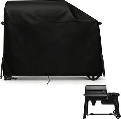 TheElves Grill Cover for Traeger Woodridge 860 TFB86MLH BAC761, 52" Outdoor Grill Covers Waterproof Heavy Duty for Outdoor Pellet Grill and Smoker - 52" W x 28" D x 46" H