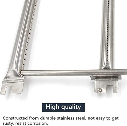 Hongso 13-Pcs Stainless Steel Flavorizer Bars and Burner Tube Kit Replacement for Weber Genesis I - IV, Genesis 1000-5000, Genesis Platinum I & II, with Side Control Panel, 5 pcs 23-3/8" 8 pcs 15-7/8"