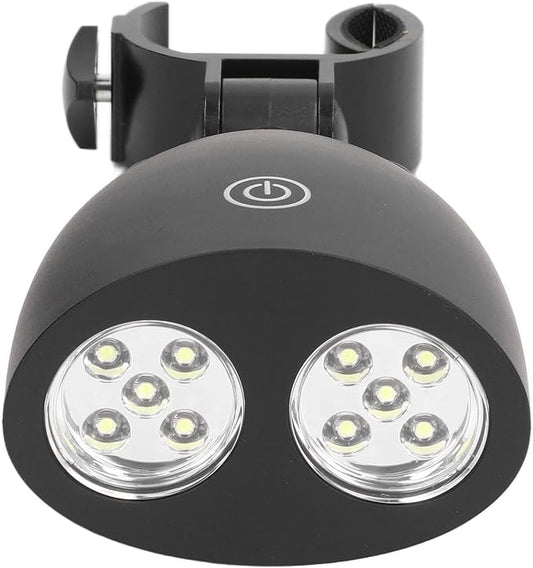 Portable BBQ Lamp with Adjustable Clamp, 10 LED Lights, Touch Switch Design for Charcoal and Gas Electric Grill