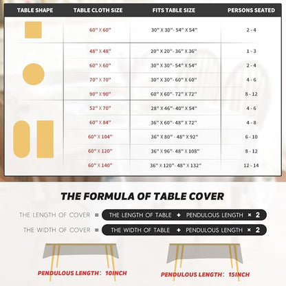 Horaldaily Summer Tablecloth 52 x 70 Inch Rectangular Tropical Popsicle | Ice Cream Orange Sunshine Bamboo Seasonal Washable Table Cover for Party Picnic Dinner Decor