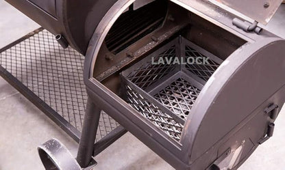 Total Control ® BBQ Charcoal Basket smoker pit fire box basket 12 x 10 x 6 Laser Cut - HEAVY DUTY