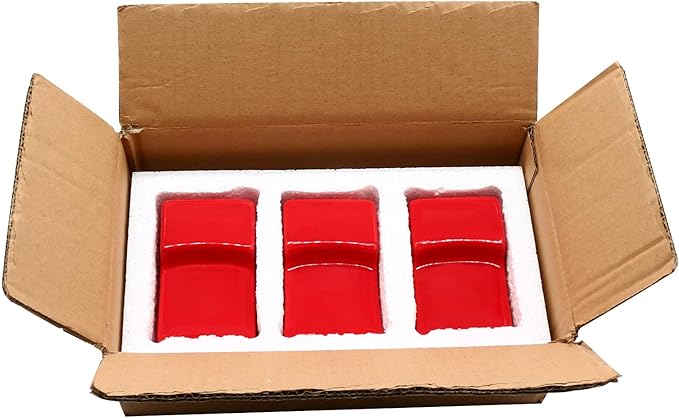 3-Pack Ceramic Grill Feet Shoes Replacement Parts for Big Green Egg Charcoal Grill, Ceramic Feet for Kamado Grills Big Joe Charcoal Grill, Kamado Accessories Parts