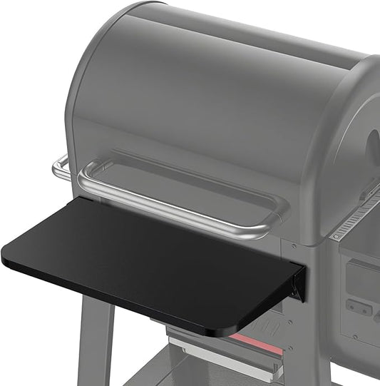 Stanbroil Folding Front Shelf for Weber Searwood 600 Pellet Grill, Grill Accessories to Add Work Space, Food Prep and Storage, 22.7" L X 12" W
