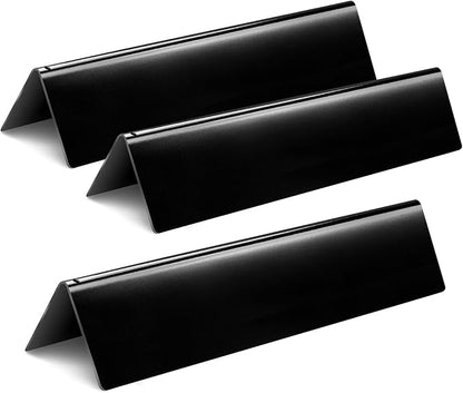 GasSaf 15.3 inch Flavorizer Bar Replacement for Weber 7635, Spirit 200 Series Spirit E210, S210, E220, S220 with Front Control Knobs, 3-Pack Porcelain Steel Flavor Bars(L15.3" x W3.5" x H2.5")