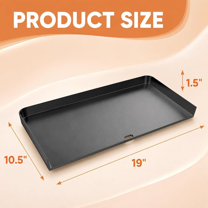 GX101 Flat Top Griddle Plate Replacement Parts for Ninja Sizzle Pro XL Indoor Grill Accessories, Nonstick Heavy-Duty Cooking Grills Plate for Ninja Sizzle XL GX101 Indoor Griddle Parts
