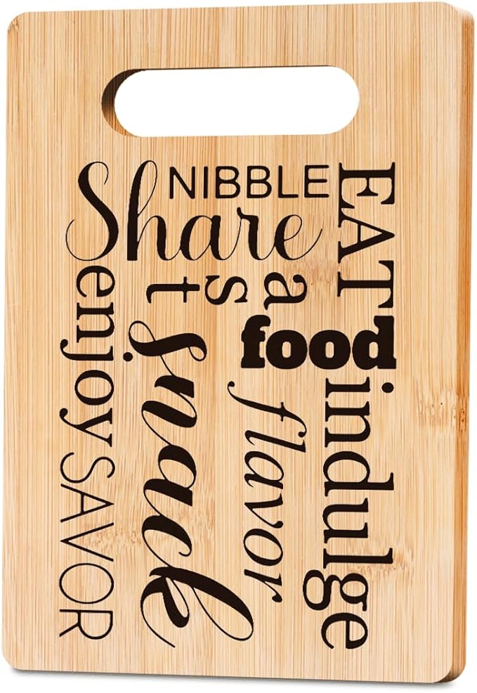 Funny Charcuterie Board Snacks Board Cheese Board Cutting Board Decor Birthday Gifts Housewarming Gifts for Women Men Friends Funny Kitchen Accessories Bamboo Decorative Cutting Boards for Kitchen
