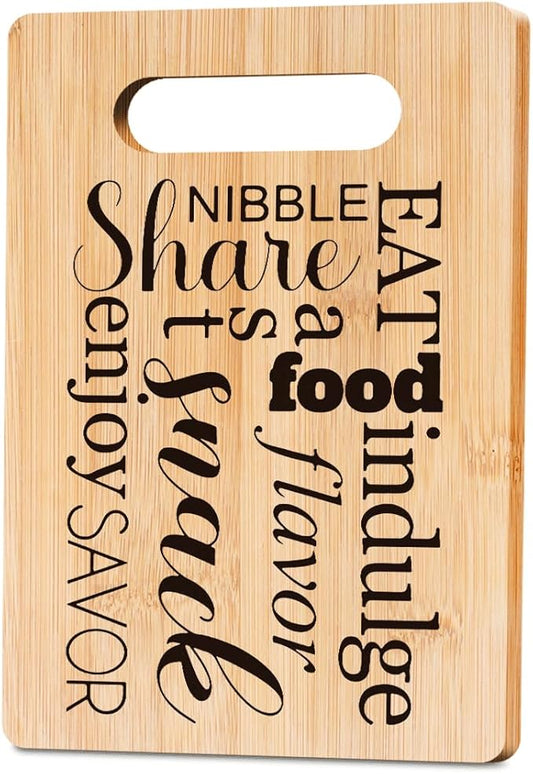 Funny Charcuterie Board Snacks Board Cheese Board Cutting Board Decor Birthday Gifts Housewarming Gifts for Women Men Friends Funny Kitchen Accessories Bamboo Decorative Cutting Boards for Kitchen