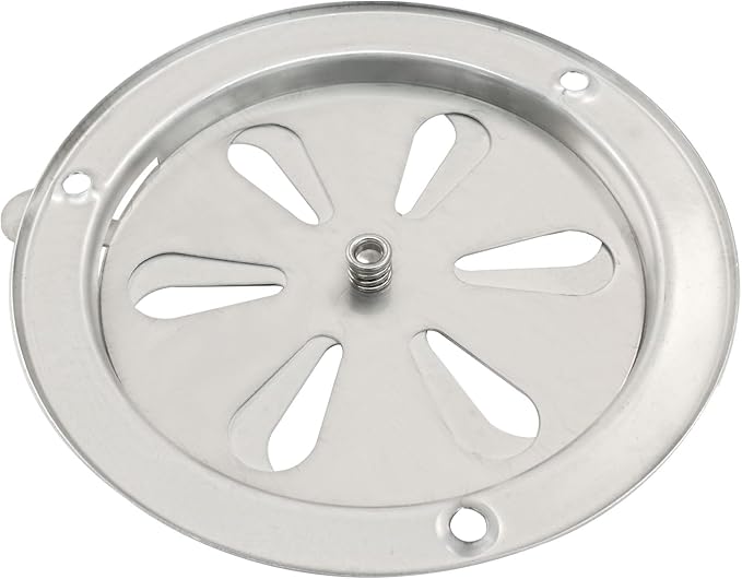 2Pcs BBQ Smoker Air Vent, BBQ Smokestack Damper Smoker Exhaust Stack for Optimal Grill Airflow Control Vent(125mm)