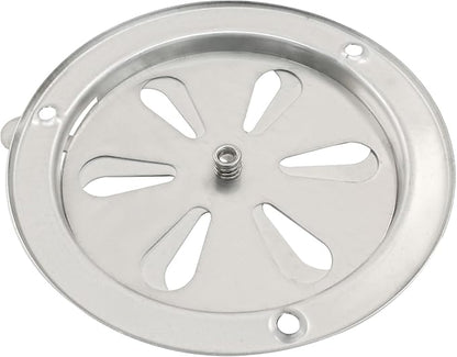 2Pcs BBQ Smoker Air Vent, BBQ Smokestack Damper Smoker Exhaust Stack for Optimal Grill Airflow Control Vent(125mm)