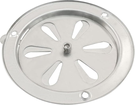 2Pcs BBQ Smoker Air Vent, BBQ Smokestack Damper Smoker Exhaust Stack for Optimal Grill Airflow Control Vent(125mm)
