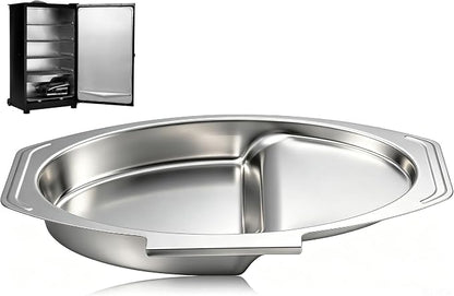 Large Water Bowl for Masterbuilt 40-inch Digital Electric Vertical BBQ Smoker MB20071619, MB20071719, MB20071819, MB20072618, Water Pan Replacement Part for Masterbuilt Original Model 9007180374