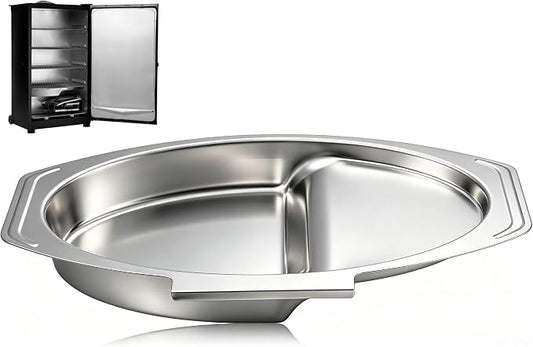 Large Water Bowl for Masterbuilt 40-inch Digital Electric Vertical BBQ Smoker MB20071619, MB20071719, MB20071819, MB20072618, Water Pan Replacement Part for Masterbuilt Original Model 9007180374