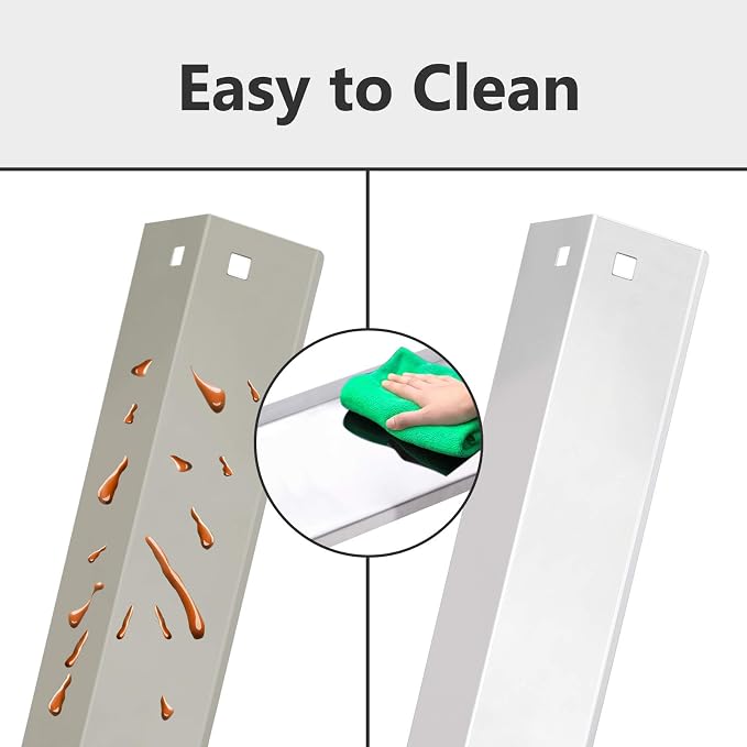 Heat Plates Replacement Parts for Char Griller 5050 5650 3001 E3001 3072 5072 3070 Grills, 3-Pack Stainless Steel Flame Shields for Chargriller 5050 5650 Char Griller 100001 Replacement Part