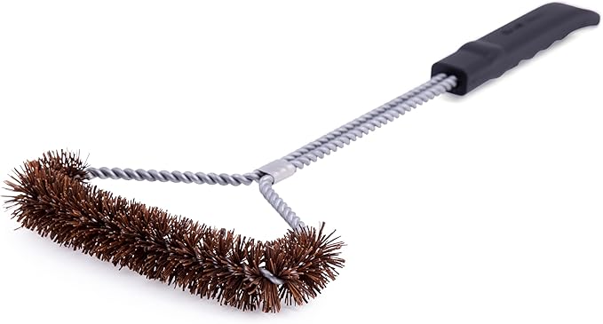 Broil King 65648 Grill Brush Tri-Head Twisted Palmyra