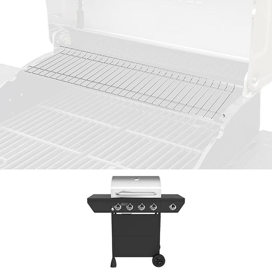 Utheer Stainless Steel Warming Rack for Nexgrill 4-Burner 720-0925 Gas Grills, Fits Nexgrill 720-0925P 720-0925PA 720-0925PG, 23.8" × 7.2" Top Warming Grate Replacement