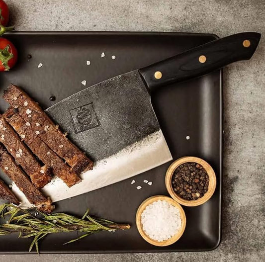 COOLINA Promaja, Altomino Chef, Gator, Shark Knives Set - Professional High-Carbon Stainless Steel Kitchen Knives - Effortless, Outdoor, Versatile, and Powerful Knife for Meat and Bone Cutting
