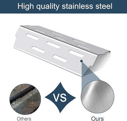 Heat Deflectors for Weber Genesis II E-410, S-410, LX E-440, S-440 (304 Stainless Steel, ES/410 * 4)