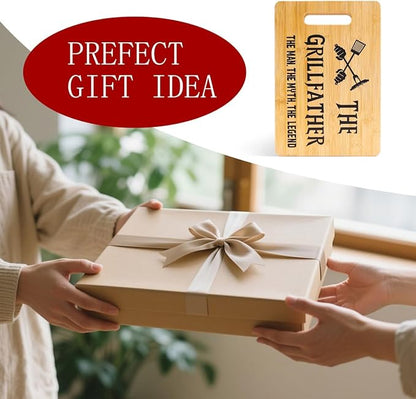 Gift for Dad from Son Daughter - 13" x 8.8"Inch Kitchen Wall Counter BBQ Decor & Use - Unique Dad Christmas Gift, Birthday Present for Father Who Have Everything