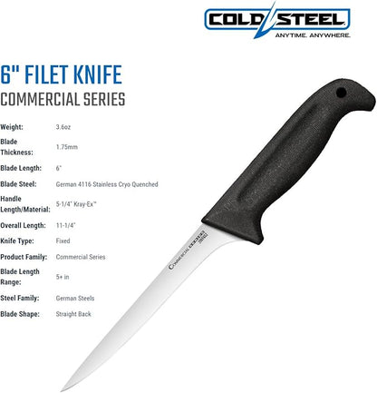 Cold Steel Commercial Series 6" Filet Knife