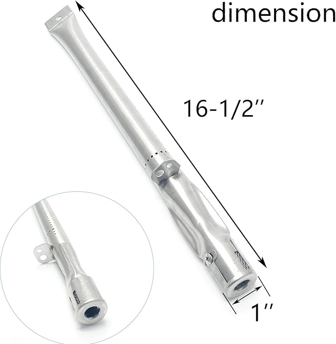 5 Burner 16-1/2" Replacement Parts for Perfect Flame 2518SL-LPG, BBQ Grillware GGPL-2100, GGPL2100 Perfect Flame SGL2008A, SLG2007A, SLG2007B, SLG2007D Gas Grill