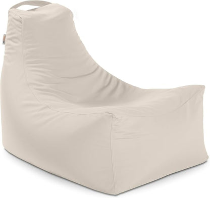 Jaxx Juniper Outdoor Bean Bag Patio Chair & Poolside Lounge, White