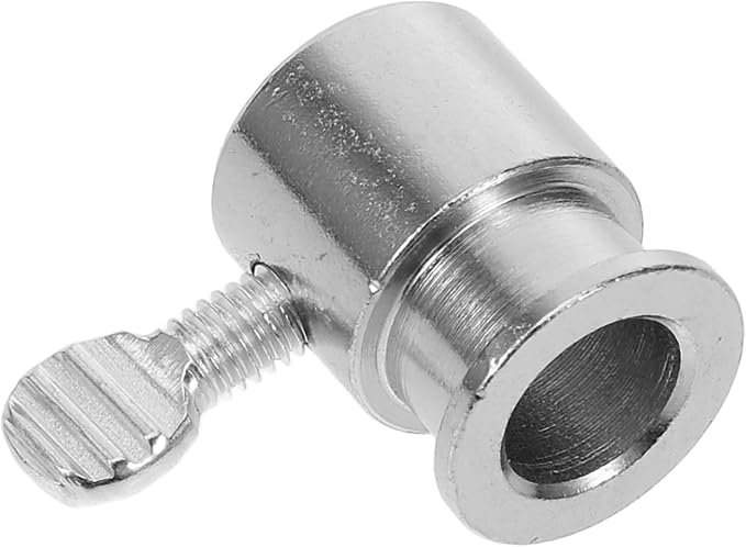3pcs Accessories Reusable Spit Stops Rotisserie Bushing Grilling Rod Stopper Kit Stainless Grilling Rod Bolt Replacement Spit Camp Grill Barbecue Iron Plated with Chromium Silver