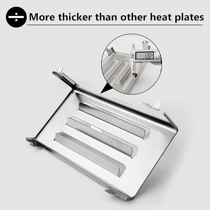 67060 Heat Deflector for Weber Spirit II 200 & 300 Series Grills (2017 and Newer), Replacement Part for Spirit II E210 E220 E310 S210/220 S310, Stainless Steel Heat Deflector for Weber Spirit 2 Parts