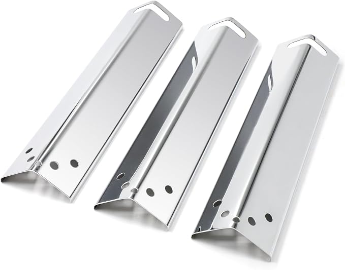 Replacement Grill Parts for Expert Grill XG10-101-002-02 3 Burner Gas Grill, Stainless Steel Heat Plates for 3 Burner Walmart Expert Grill Model, 3-Pack