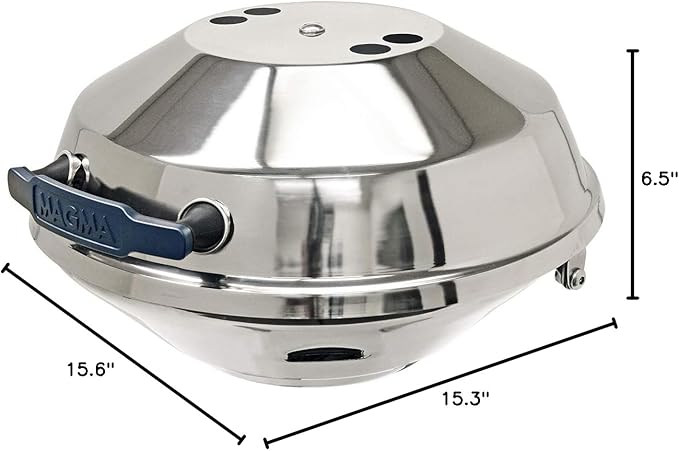 Magma Products Marine Kettle, Charcoal Grill w/ Hinged Lid