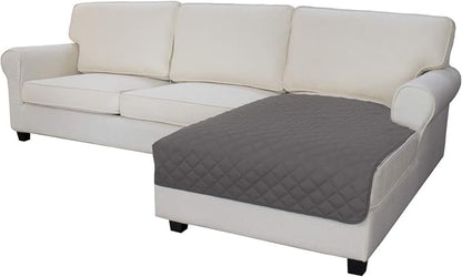 Easy-Going Sectional Couch Covers for Dogs L Shape Sofa Cover Reversible Sofa Slipcover Chaise Lounge Cover Furniture Protector Cover for Pets Dog Cat (42 x 68 inches, Gray/Gray) | Soft Sofa Slipcover For Dogs, Fits Left/Right Chaise Lounge Protector, ...