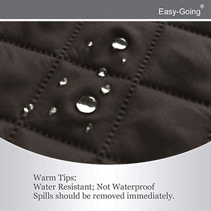 Easy-Going Reversible Couch Cover, Small Chair, Chocolate/Chocolate | Machine Washable Slipcover For Dogs, Water Resistant Furniture Mat For Living Room, Non-Slip Sofa Cover, Pet Friendly