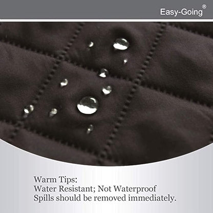 Easy-Going Reversible Couch Cover, 4 Seater Sofa, Chocolate/Chocolate | XX-Large Sofa, Washable Slipcover For Dogs, Water Resistant Mat, Living Room, Non-Slip Sofa Cover, Pet Friendly