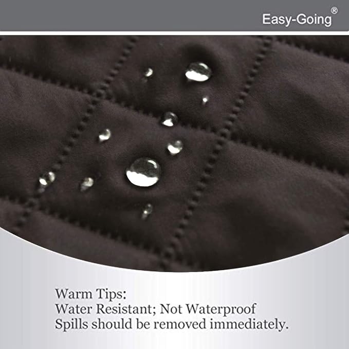 Easy-Going Reversible Couch Cover, Recliner 19 in, Chocolate/Chocolate | Machine Washable Slipcover For Dogs, Water Resistant Furniture Mat For Living Room, Non-Slip Sofa Cover, Pet Friendly