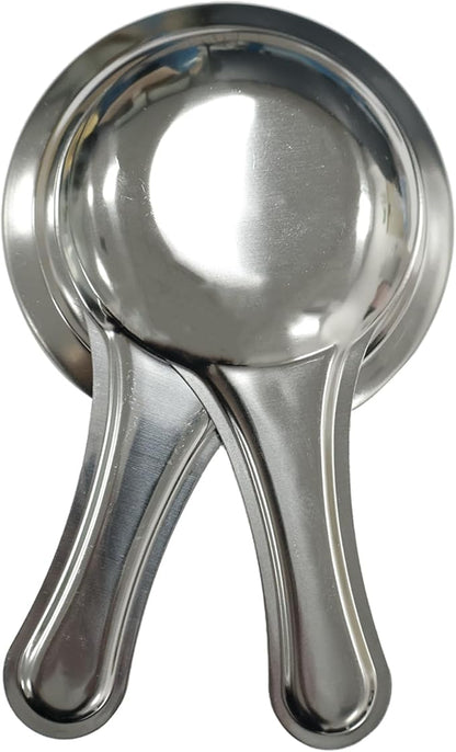 Stainless Steel Fondue Burner 3.5" Wide Portable Safety Cover，with Fondue Pot Fuel Compatibility， for Camping Catering Emergency Outdoor Cooking