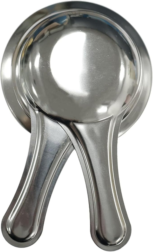 Stainless Steel Fondue Burner 3.5" Wide Portable Safety Cover，with Fondue Pot Fuel Compatibility， for Camping Catering Emergency Outdoor Cooking