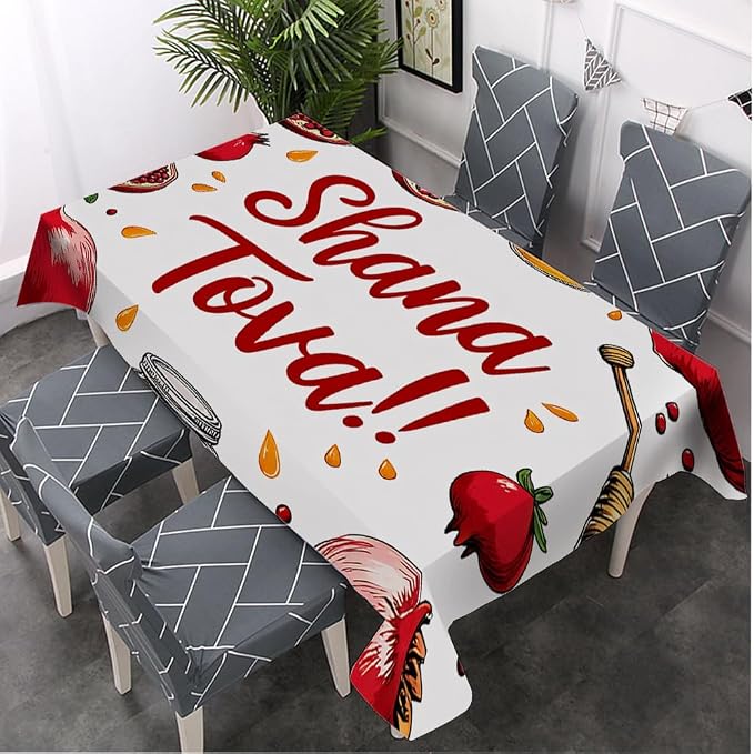 Moslion Tablecloth 60x104 Inch Rectangle Tablecloth for Picnic BBQ Kitchen