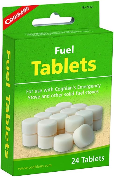 Esbit 1300-Degree Smokeless Solid 14g Fuel Tablets for Backpacking, Camping, and Emergency Prep