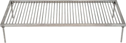 Argentina Stainless steel & Iron grill asado parrilla BBQ 100x50cm / 39.3x19.6in (Large)