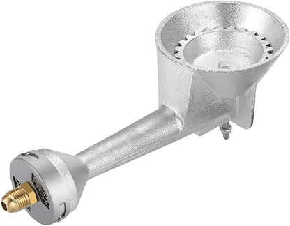 WADEO High Pressure Cast-Iron Propane Burner Head with Brass Fitting for Turkey Fryer Burners